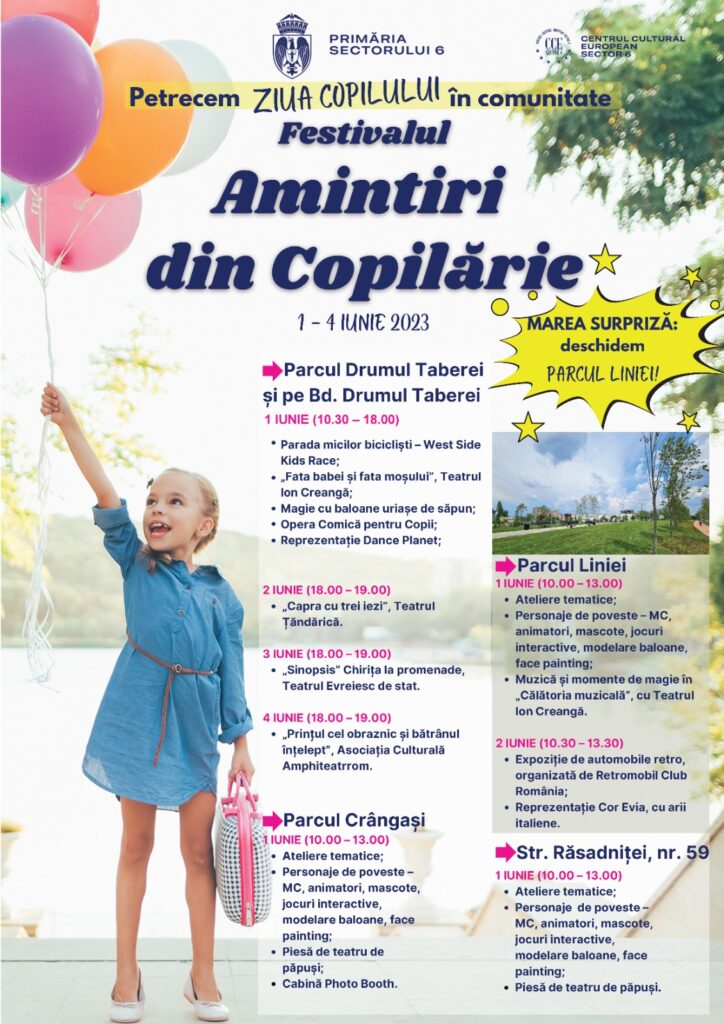 afis festivalul amintiri din copilarie