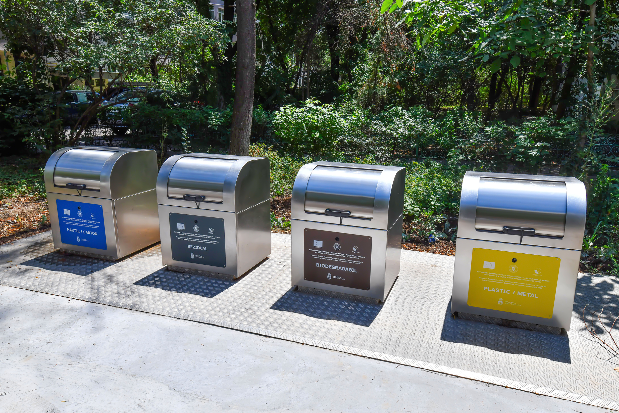 puncte de colectare pe 4 fractii